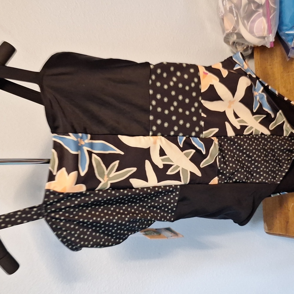 RETIRED Nani patchwork swimsuit new with tags XXL
